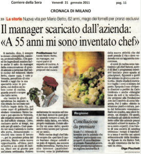 Cuoco Personale e Lezioni di Cucina a Venezia - Mario Betto